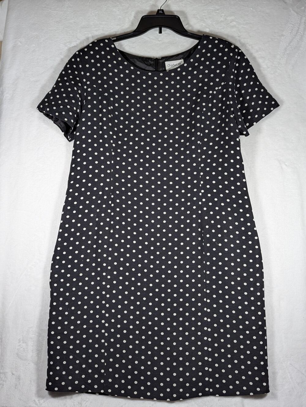 Chadwicks Sz16 Classic linen lined dress like new condition see photos +desc
